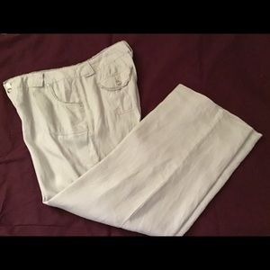 Womens Linen Pants INC Wide Leg Sz. 12